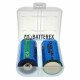 Літієвий акумулятор D R20 Li-ion Quantum 5200mAh 1.5V USB-C із зарядкою від USB Type-C - поштучно від 1 шт.