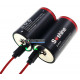 Літієвий акумулятор D R20 Li-ion Soshine 6000mWh 1.5V Protected micro-USB поштучно від 1 шт.