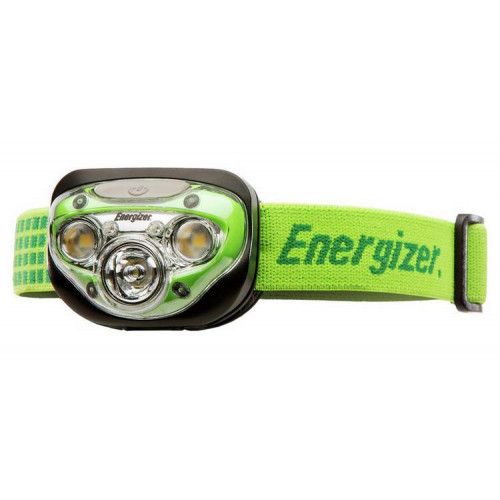 Energizer Vision HD+ налобный фонарь 350люмен с белым и красным светом, 7 режимов, питание 3хААА, непрерывная работа до 35ч