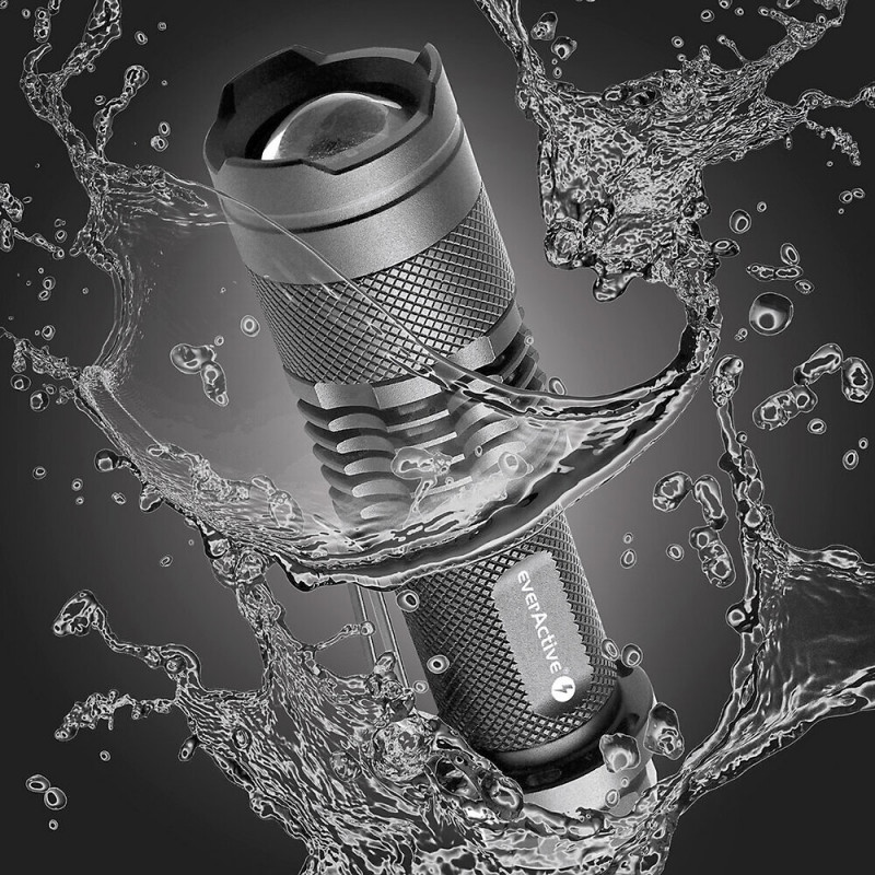 Фонарь Everactive FL180 Bullet с регулировкой фокуса и питанием АА или 14500