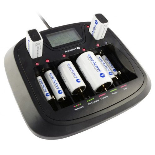 EverActive NC-900U - зарядное устройство для аккумуляторов AA/AAA/C/D/Крона