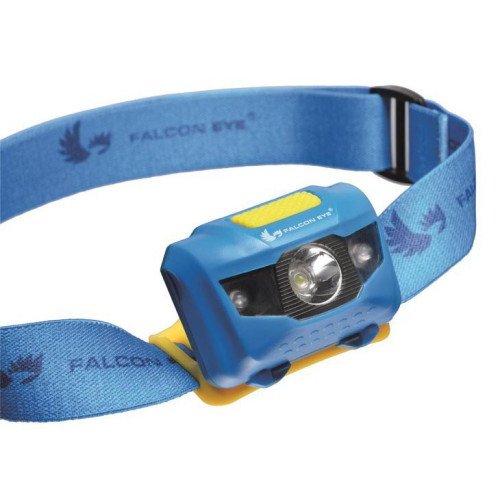 Falcon Eye FHL0011 - налобный фонарь 110 люмен (белый и красный свет, 4 режима, питание от 3х ААА)