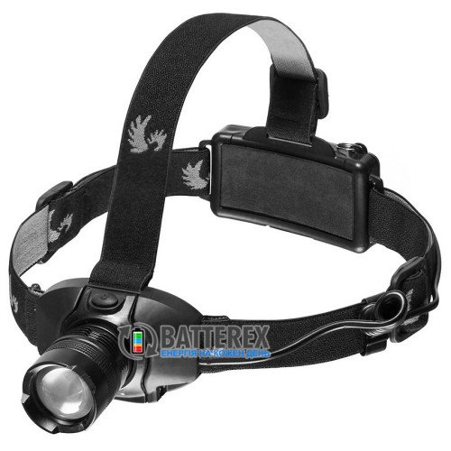 Falcon Eye Flash FHL0032 - налобный фонарь 180 люмен, 3 режима, Zoom фокус луча света, 3 батарейки ААА в комплекте