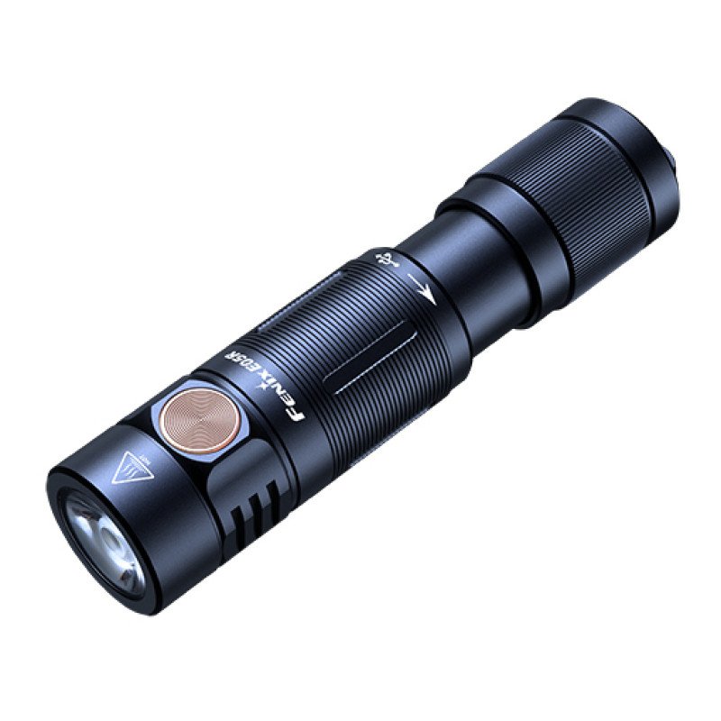 Фонарь-брелок Fenix E05R Black - цвет чёрный