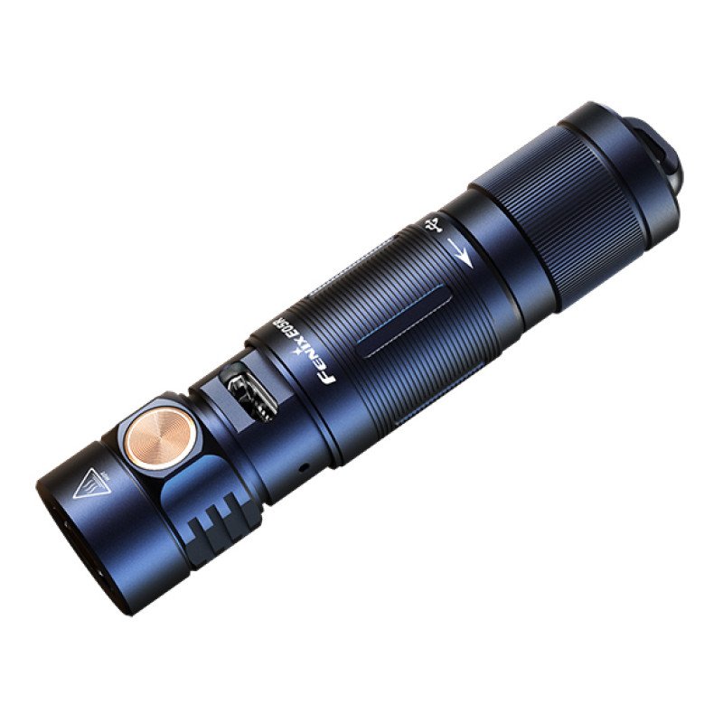 Фонарь-брелок Fenix E05R Black - цвет чёрный