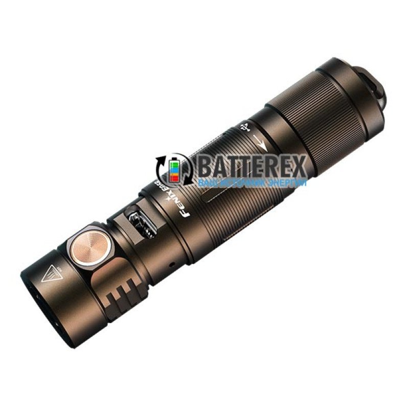 Фонарь-брелок Fenix E05R Bronze - цвет бронзовый/коричневый