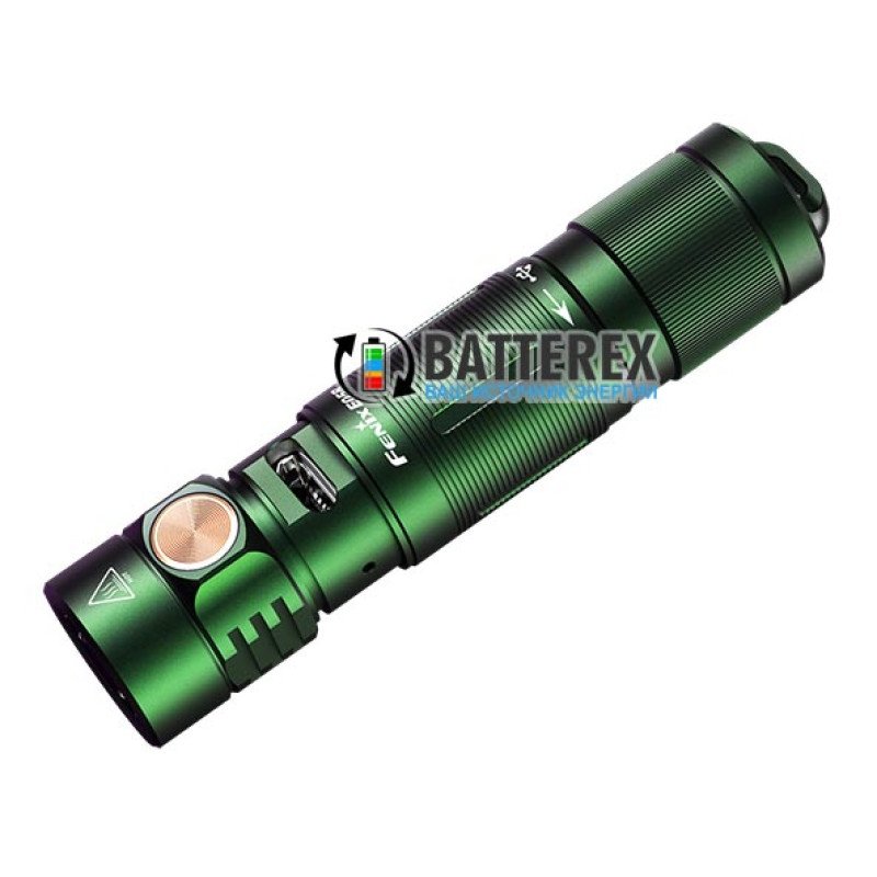 Фонарь-брелок Fenix E05R Green - цвет зелёный