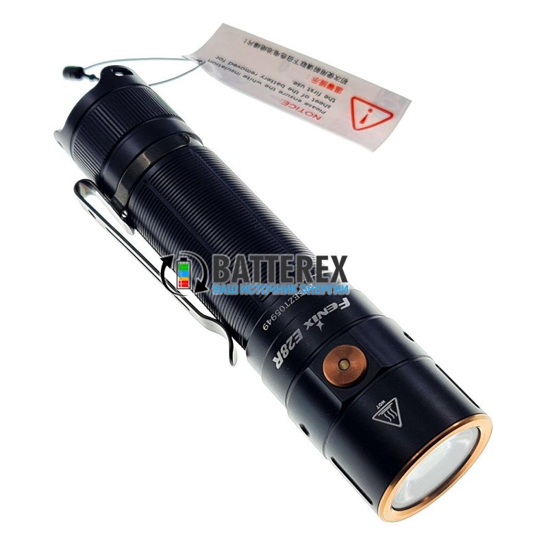 Фонарь Fenix E28R 1500 люмен с зарядкой от USB Type-C + аккумулятор 18650 Fenix 3400mah - оригинал