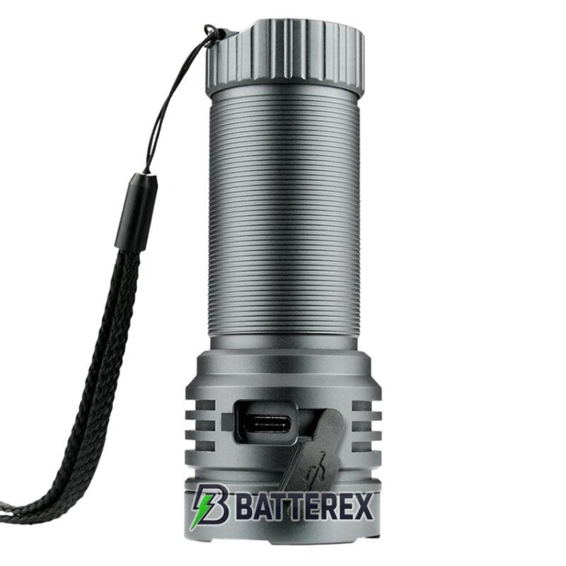Ультра яскравий ручний ліхтар EverActive FL-3000R Luminator 3000lm, захист від води IPX4, заряд від USB-C, акумулятор 26650 4000mAh в комплекті