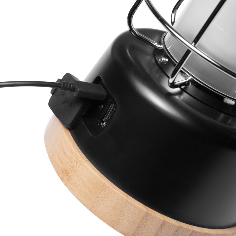 Кемпинговый фонарь Mactronic Pacifica ACL0111 Black с плавной регулировкой яркости 10-370Lm и функцией Повербанк + 2 аккумулятора 18650 2600mah