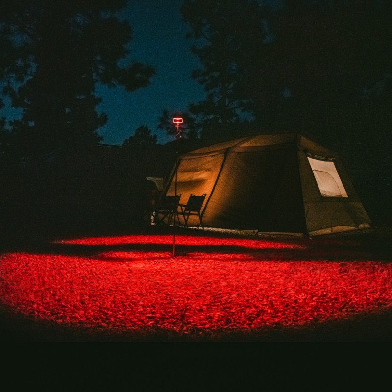 Кемпинговый фонарь Naturehike CNK2300012 Green 1200Lm USB Type-C с плавной регулировкой яркости, красным светом, выбором температуры света, повербанком и батареей 5200mah