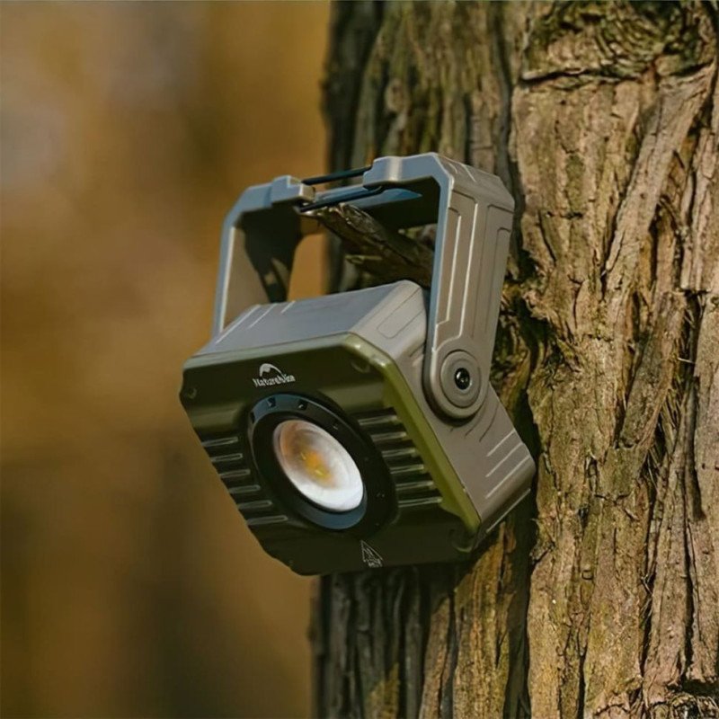 Кемпинговый фонарь Naturehike CNK2300012 Green 1200Lm USB Type-C с плавной регулировкой яркости, красным светом, выбором температуры света, повербанком и батареей 5200mah