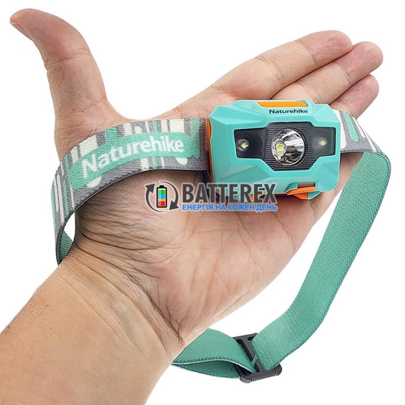 Налобный фонарь Naturehike TD-02 150Lm 1200mAh USB Grey-Blue