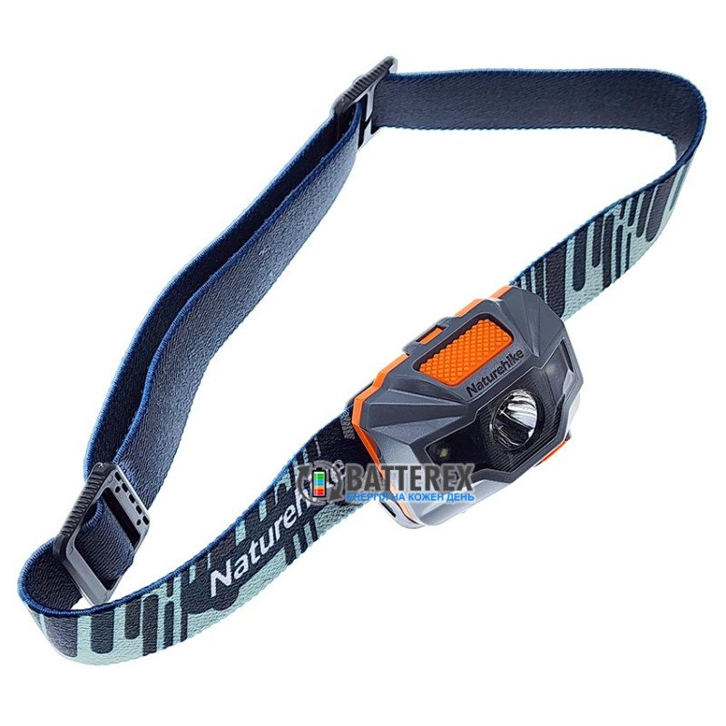 Налобный фонарь Naturehike TD-02 150Lm 1200mAh USB Grey-Orange
