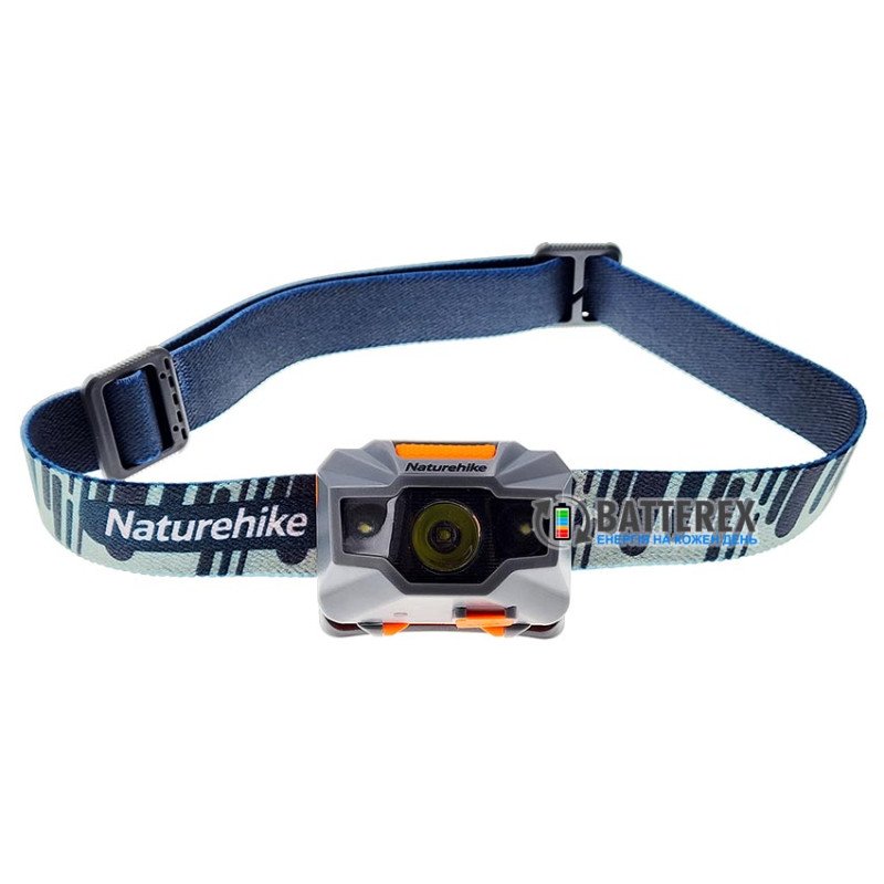 Налобный фонарь Naturehike TD-02 150Lm 1200mAh USB Grey-Orange