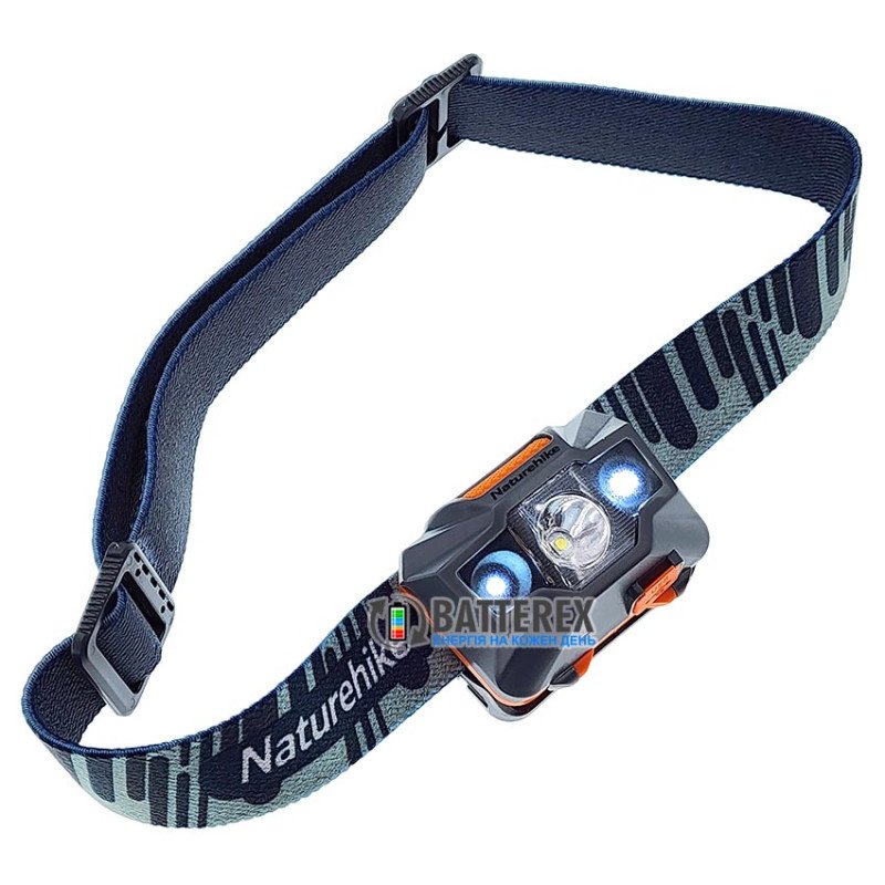 Налобный фонарь Naturehike TD-02 150Lm 1200mAh USB Grey-Orange