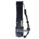 Яркий ручной фонарь Quantum Perfect QM-FL1035 5W LED 1000Lm + 3W COB, фокус Zoom, Повербанк, заряд от USB Type-C, универсальное питание 18650/26650/3хААА, аккумулятор 18650 в комплекте
