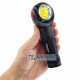 Ручний ліхтар Quantum Transformer QM-FL2020 5W LED+COB, поворотна голова, режим червоного світла, магнітне кріплення, заряд від USB, універсальне живлення 18650/26650/3хААА