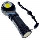 Ручний ліхтар Quantum Transformer QM-FL2020 5W LED+COB, поворотна голова, режим червоного світла, магнітне кріплення, заряд від USB, універсальне живлення 18650/26650/3хААА