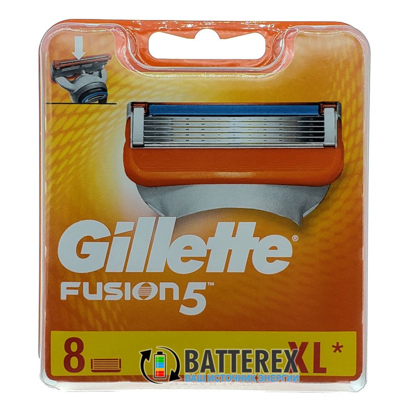 Сменные лезвия Gillette Fusion5 - упаковка 8 шт.