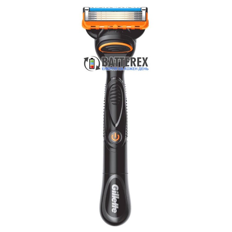 Станок Gillette Fusion5 Power с виброузлом - комплект станок, кассета и батарейка ААА