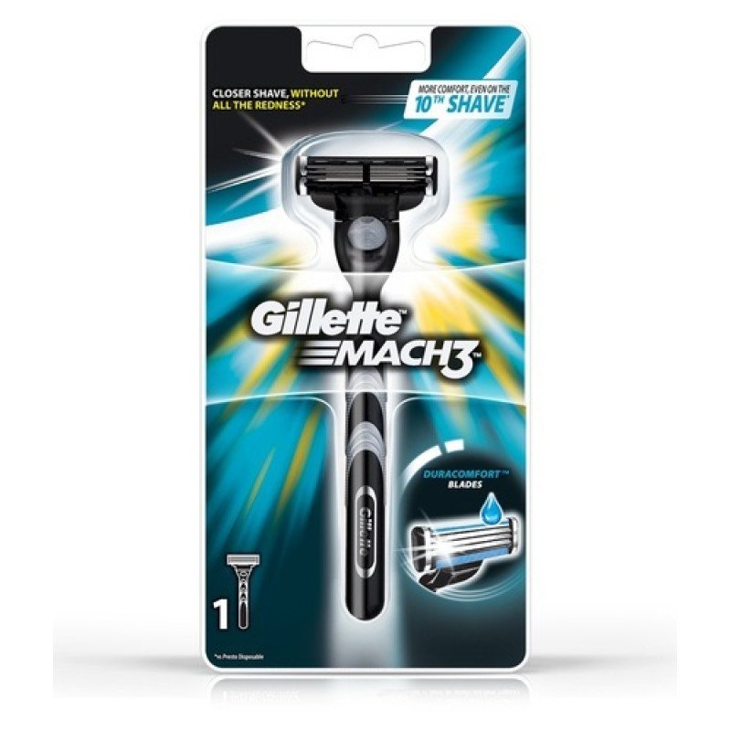 Станок Gillette Mach3 + 1 лезвие Mach3