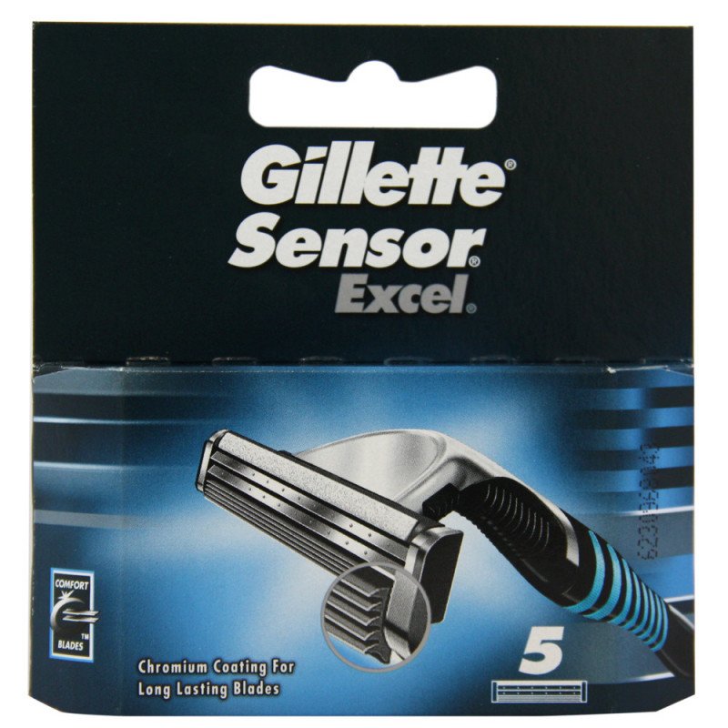 Лезвия Gillette Sensor Excel упаковка 5 шт.