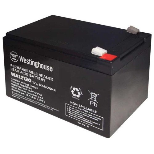 Акумулятор свинцево-кислотний Westinghouse 12V 12Ah terminal F2