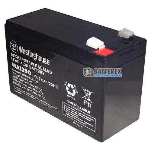 Аккумулятор свинцово-кислотный Westinghouse 12V 9Ah terminal F2