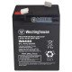Батарея аккумуляторная свинцово-кислотная Westinghouse 6V 4Ah terminal F1