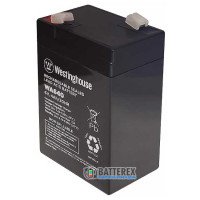 Аккумулятор свинцово-кислотный Westinghouse 6V 4.5Ah terminal T1