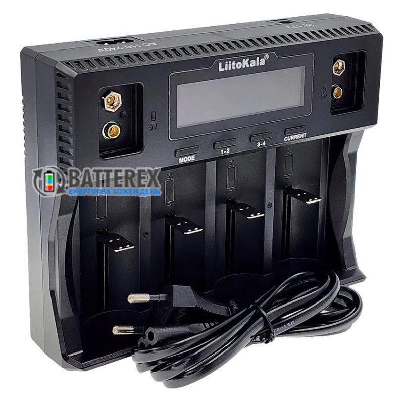 Зарядное устройство LiitoKala Lii-D4XL на 4 аккумулятора NiMH/Li-ion/LiFePO4 с поддержкой 4х аккумуляторов C R14, D R20, 26650, 32700