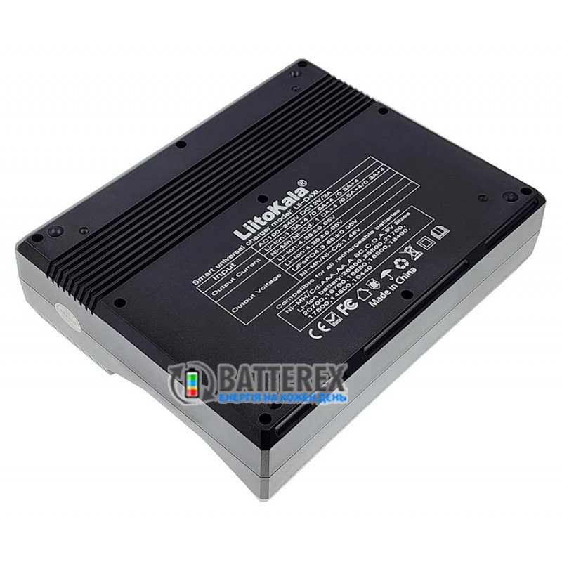 Зарядное устройство LiitoKala Lii-D4XL на 4 аккумулятора NiMH/Li-ion/LiFePO4 с поддержкой 4х аккумуляторов C R14, D R20, 26650, 32700