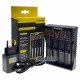 LiitoKala Lii-402 - універсальний USB зарядний пристрій на 4 акумулятори із оригінальним USB блоком живлення Liitokala 5V 2A в комплекті