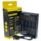 Універсальна 4х-канальна зарядка Liitokala Lii-402 USB Type-C для NiCd/NiMH и Li-Ion/LiFePO4 акумуляторів із повербанком та вибором струму заряду