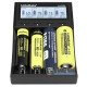 Универсальное зарядное устройство LiitoKala Lii-CH4 для аккумуляторов Li-ion 1.5V, Li-ion 3.6V, Li-ion 3.7V, NiMH 1.2V, LiFePO4 3.2V всех популярных размеров