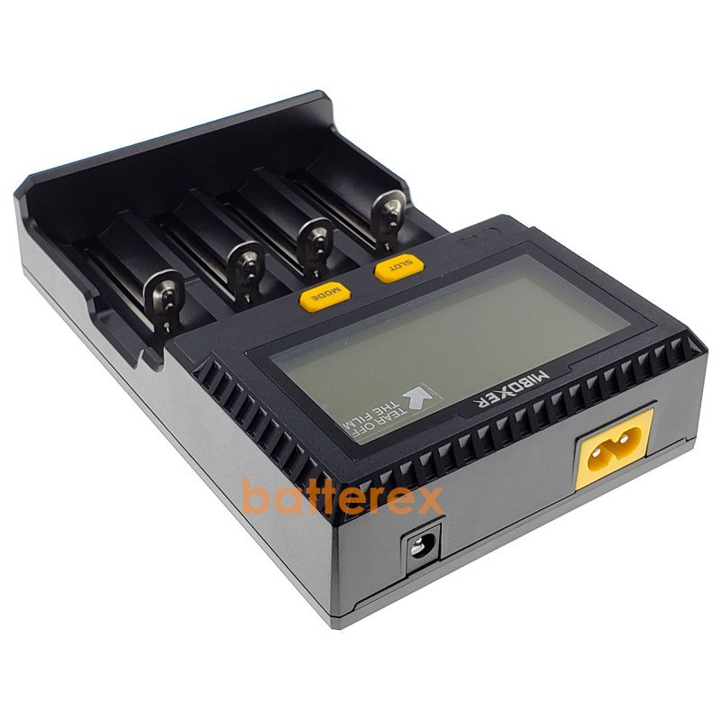 Зарядний пристрій MIBOXER C4 V4 для акумуляторів Li-ion/LiFePO4/Ni-MH