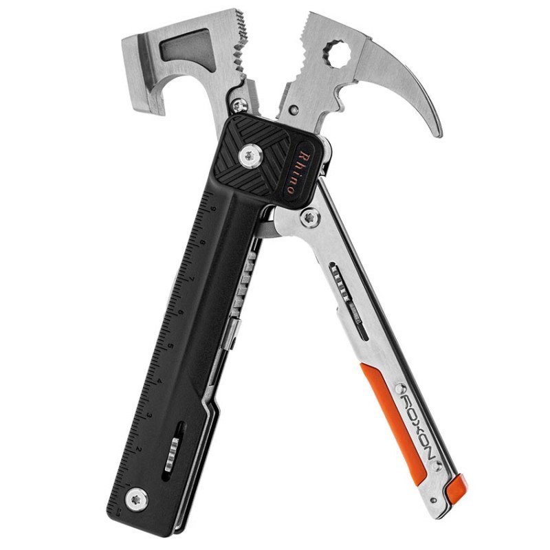 Мультитул-молоток Roxon H1 Hammer Tool Rhino - розкладний набір із 17 інструментів