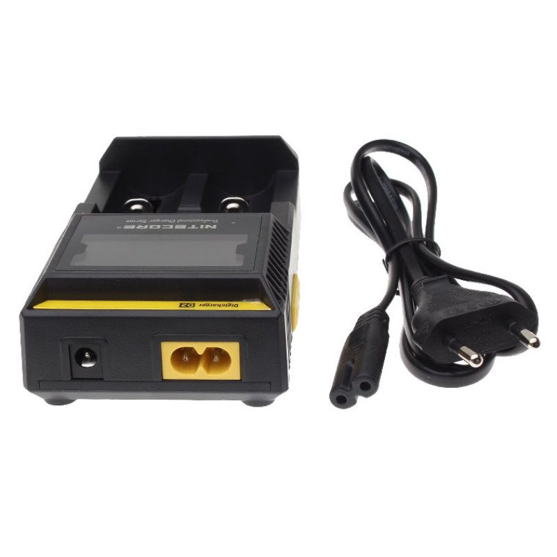 Универсальное зарядное устройство Nitecore Digicharger D2 для Li-ion и NiMH аккумуляторов (2 канала, дисплей)