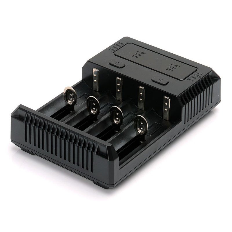 Універсальний зарядний пристрій Nitecore NEW i4 на 4 акумулятори АА, ААА, Li-ion 18650, 21700, 26650, 18500