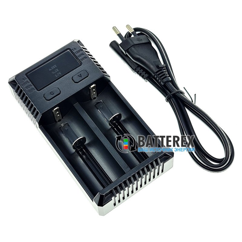 Зарядний пристрій Nitecore NEW i2 на 2 акумулятори Li-ion/LiFePO4/Ni-MH