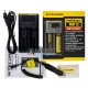 Зарядний пристрій Nitecore i2 NEW на 2 акумулятори Li-ion/LiFePO4/Ni-MH + автоадаптер Liitokala 12V