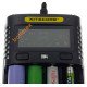 Зарядний пристрій Nitecore UM4 на 4 акумулятори Ni-MH/Ni-Cd/Li-ion/LiFePO4