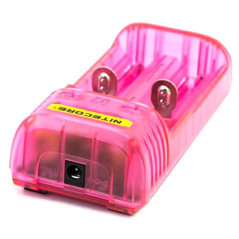 Зарядное устройство Nitecore Q2 Pinky Peach розового цвета на 2 канала для Li-ion/IMR аккумуляторов (ток заряда 1А/2А)