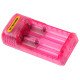 Зарядное устройство Nitecore Q2 Pinky Peach розового цвета на 2 канала для Li-ion/IMR аккумуляторов (ток заряда 1А/2А)