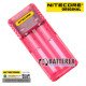 Зарядное устройство Nitecore Q2 Pinky Peach розового цвета на 2 канала для Li-ion/IMR аккумуляторов (ток заряда 1А/2А)
