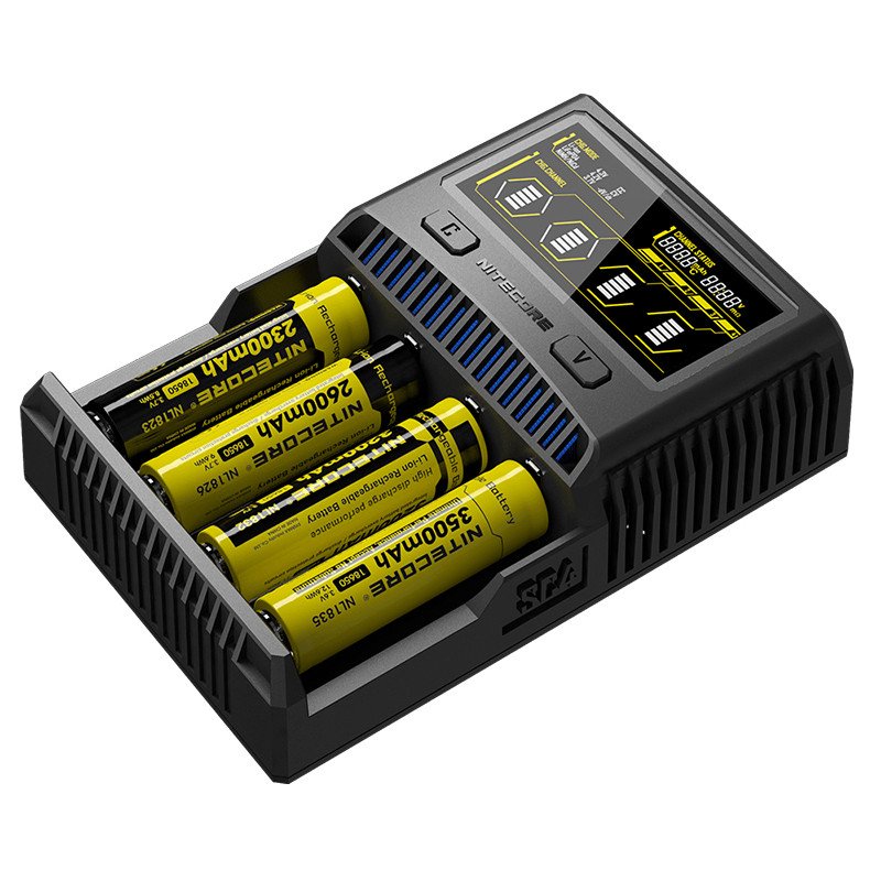 Зарядний пристрій Nitecore SC4 на 4 канали оригінал