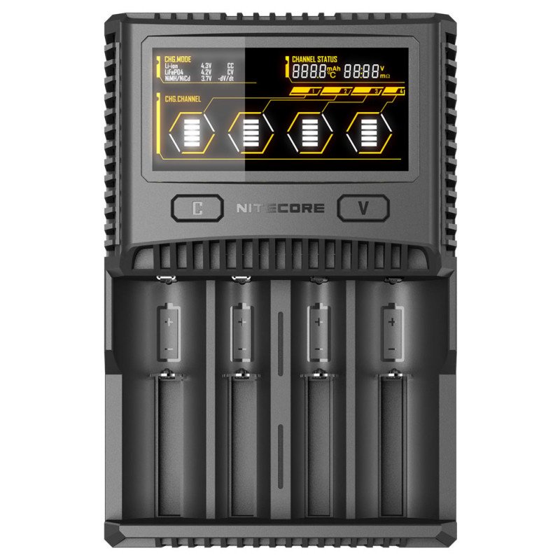 Зарядний пристрій Nitecore SC4 на 4 канали оригінал