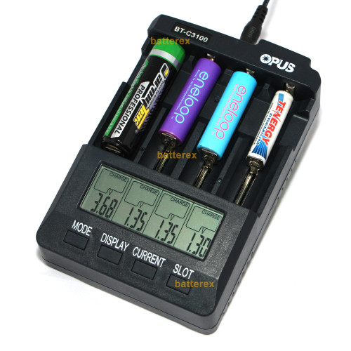 Opus BT-C3100 v2.2 - универсальное зарядное устройство для AA, AAA, Li-ion