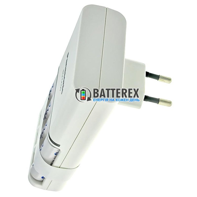Фирменный комплект зарядного устройства и аккумуляторов Panasonic Eneloop BQ-CC55 SmartPlus Charger Kit 4xAA Eneloop 2000mah (K-KJ55MCD40E), упаковка EcoBox